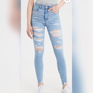 American Eagle highest waist jegging